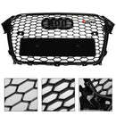 2013-2016 Audi A4 S4 RS4 Style Mesh Front Bumper Grille Grill Gloss Black Generic