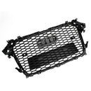 2013-2016 Audi A4 S4 RS4 Style Mesh Front Bumper Grille Grill Gloss Black Generic