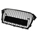 2013-2016 Audi A4 S4 RS4 Style Mesh Front Bumper Grille Grill Gloss Black Generic
