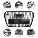 2013-2016 Audi A5 S5 B8.5 Honeycomb RS5 Style Hex Mesh Front Bumper Grille Generic
