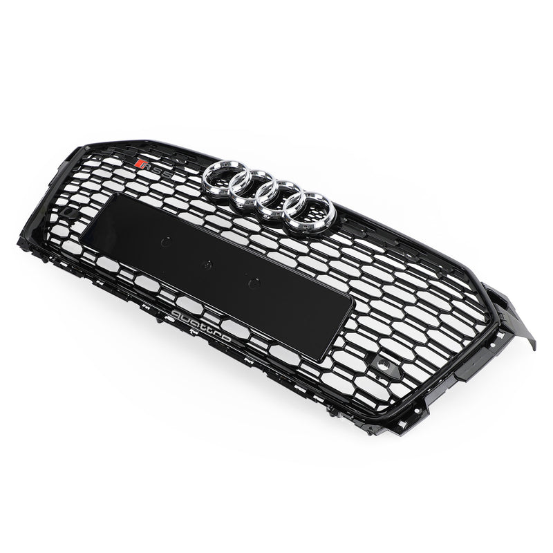 17-19 Audi A5 S5 B9 RS5 Style Honeycomb Sport Mesh Hex Grille Grill 8W6-853-651-AB-FUQ