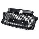 Audi A3 8V 2017-2019 RS3 Style Honeycomb Mesh Front Bumper Grille  Black