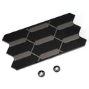 Toyota Tacoma TRD PRO 2016-2023 Front Bumper Hood Grille With Sensor Cover Grey / Red / White LOGO