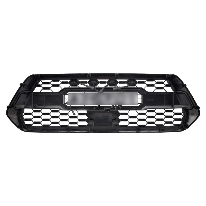 Toyota Tacoma 2016-2023 TRD PRO Style Grille Front Bumper Grill With RGB Color LED Light UP Letter