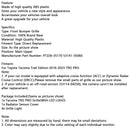 2016-2023 Toyota Tacoma TRD PRO Style Grille Front Bumper Grill With RGB Color LED Light UP Letter & Sensor Cover