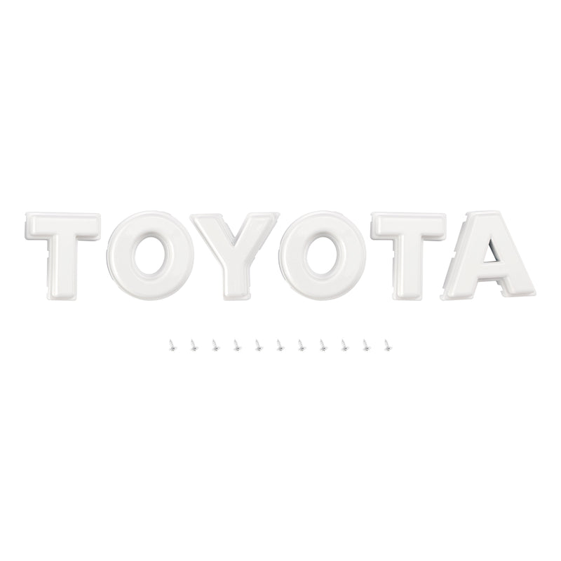 RED/White Letter Tacoma TRD PRO 2016-2023 Toyota Front Grill Replacement Toyota letter