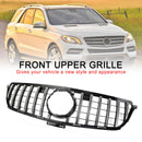 Benz W166 2012-2015 ML350 400 550 GTR Style Chrome Black Front Grille Grill