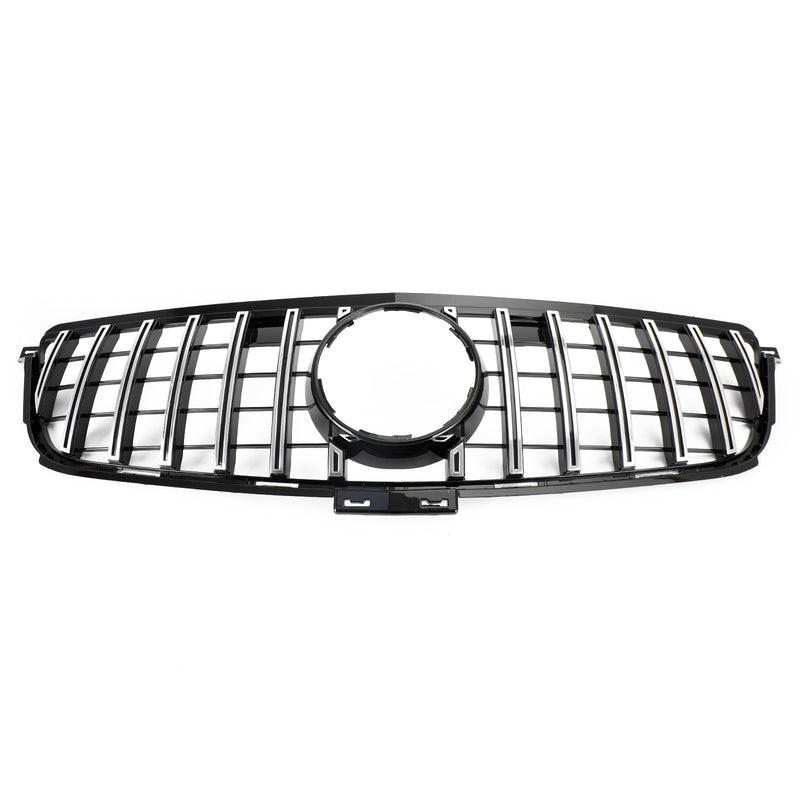 Benz W166 2012-2015 ML350 400 550 GTR Style Chrome Black Front Grille Grill