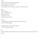 Mercedes Benz W206 2022-2023 GTR Style Front Bumper Grille Grill W/Camera