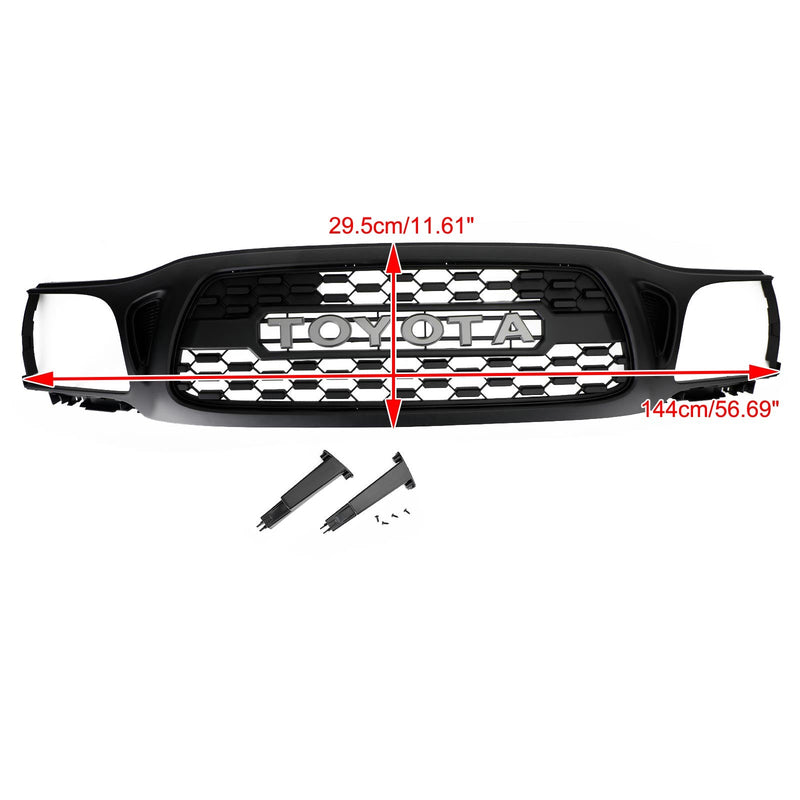 Honeycomb Pattern Front Bumper Grille for the 2001-2004 Toyota Tacoma TRD PRO