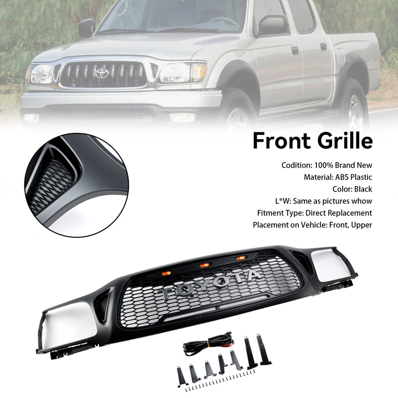 2001-2004 Toyota Tacoma TRD PRO Honeycomb Front Bumper Grill Grille