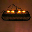 15-18 Ford Transit MK8 Raptor Matt Black Front Bumper Grille Grill w/LED