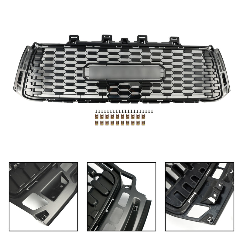 Toyota Tundra 2010-2013 TRD PRO 
Honeycomb Front Bumper Grill Grille Black