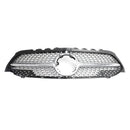 19-23 Benz W177 A-CLASS Diamond Front Bumper Black/Chrome Grill