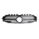 19-23 Benz W177 A-CLASS Diamond Front Bumper Black/Chrome Grill