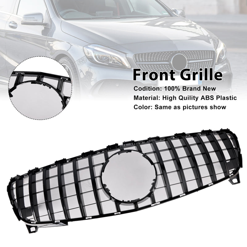 MERCEDES BENZ A CLASS W176 2016-2018 GTR Style Front Bumper Grille Grill