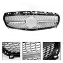 Mercedes Benz A CLASS W176 2013-2015 Front Bumper Grille Grill Black/Chrome