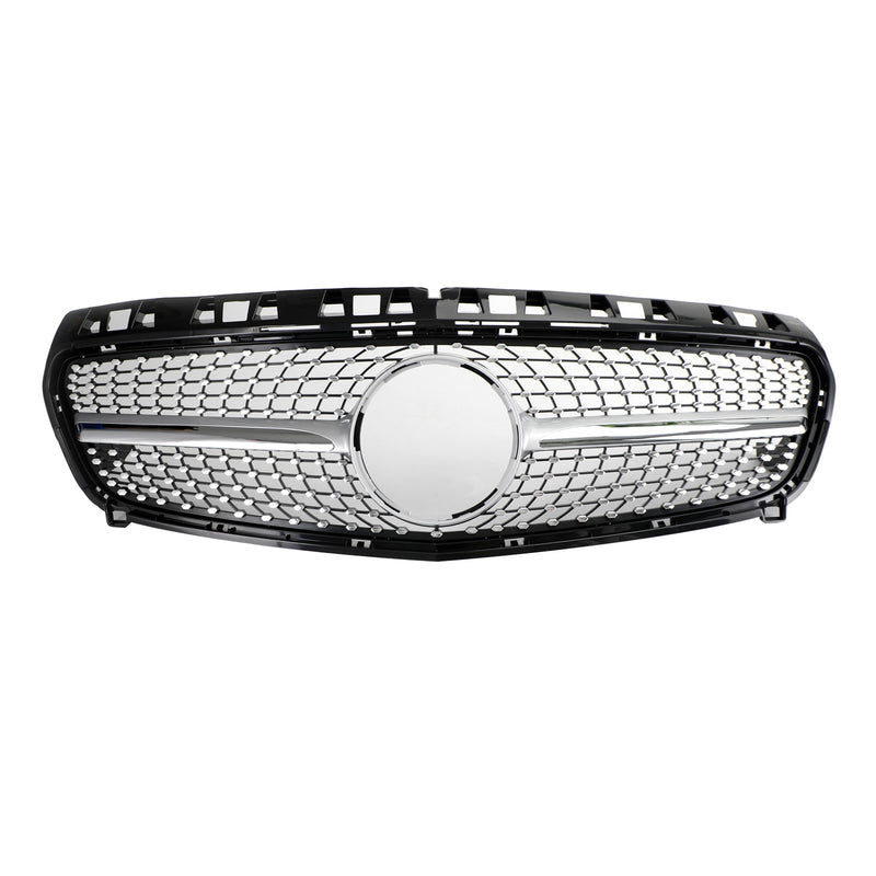 Mercedes Benz A CLASS W176 2013-2015 Front Bumper Grille Grill Black/Chrome