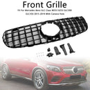 GT Style Front Bumper Grill Grille Fit Mercedes Benz GLC X253 C253 2015-2019
