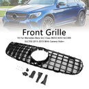 GT Style Front Bumper Grill Grille Fit Mercedes Benz GLC X253 C253 2015-2019