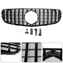 GT Style Front Bumper Grill Grille Fit Mercedes Benz GLC X253 C253 2015-2019
