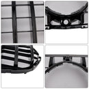 GT Style Front Bumper Grill Grille Fit Mercedes Benz GLC X253 C253 2015-2019