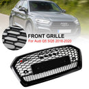 Audi Q5 SQ5 2018-2020 RSQ5 Style Front Honeycomb Mesh Grill Grille