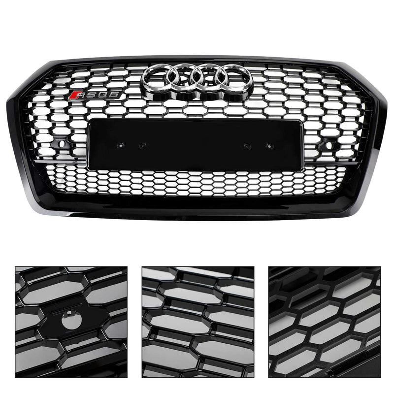 Audi Q5 SQ5 2018-2020 RSQ5 Style Front Honeycomb Mesh Grill Grille