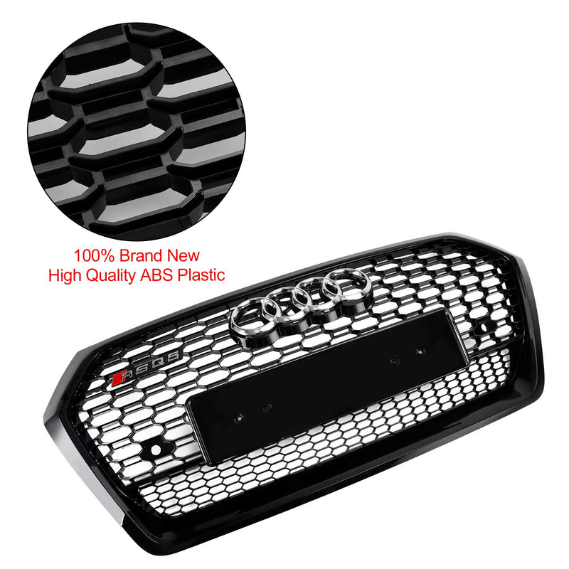 Audi Q5 SQ5 2018-2020 RSQ5 Style Front Honeycomb Mesh Grill Grille
