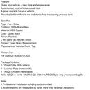 Audi Q5 SQ5 2018-2020 RSQ5 Style Front Honeycomb Mesh Grill Grille