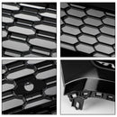 18-20 Audi Q5 SQ5 RSQ5 Front Honeycomb Mesh Grill + Fog Lamp Grille Generic