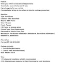 2018-2020 Audi Q5 SQ5 SQ5 Style Front Honeycomb Mesh Grille Grill