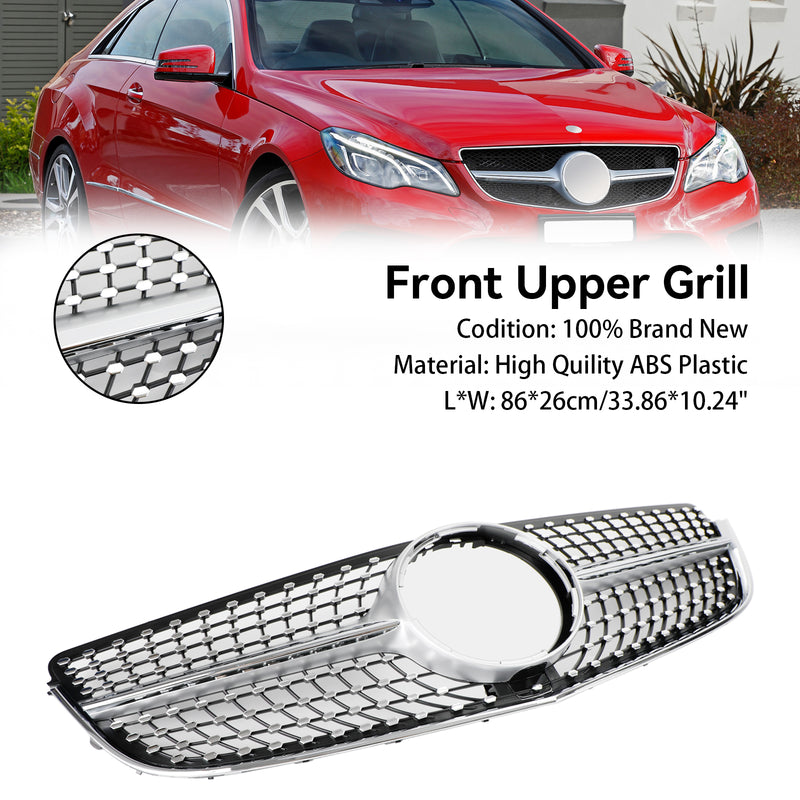 Front Bumper Grill Grille Fit Mercedes Benz E-CLASS W207 Coupe 2014-2017