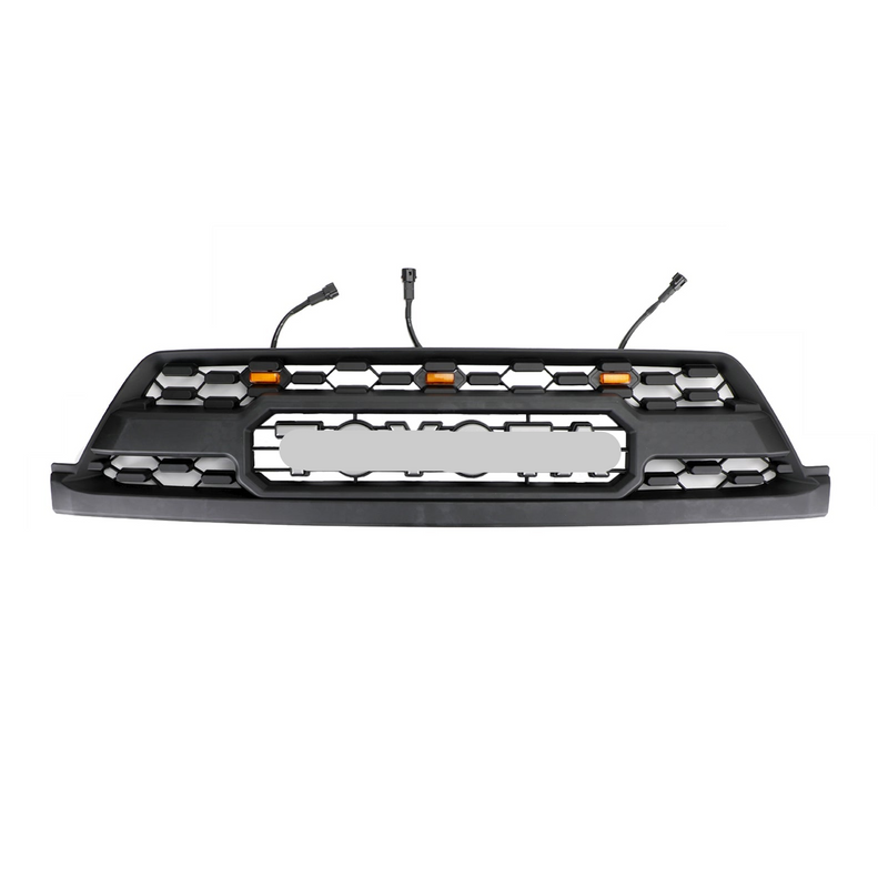 02-05 Toyota 4Runner TRD PRO Style Front Bumper Grille Grill With Amber Lights + Toyota Letter