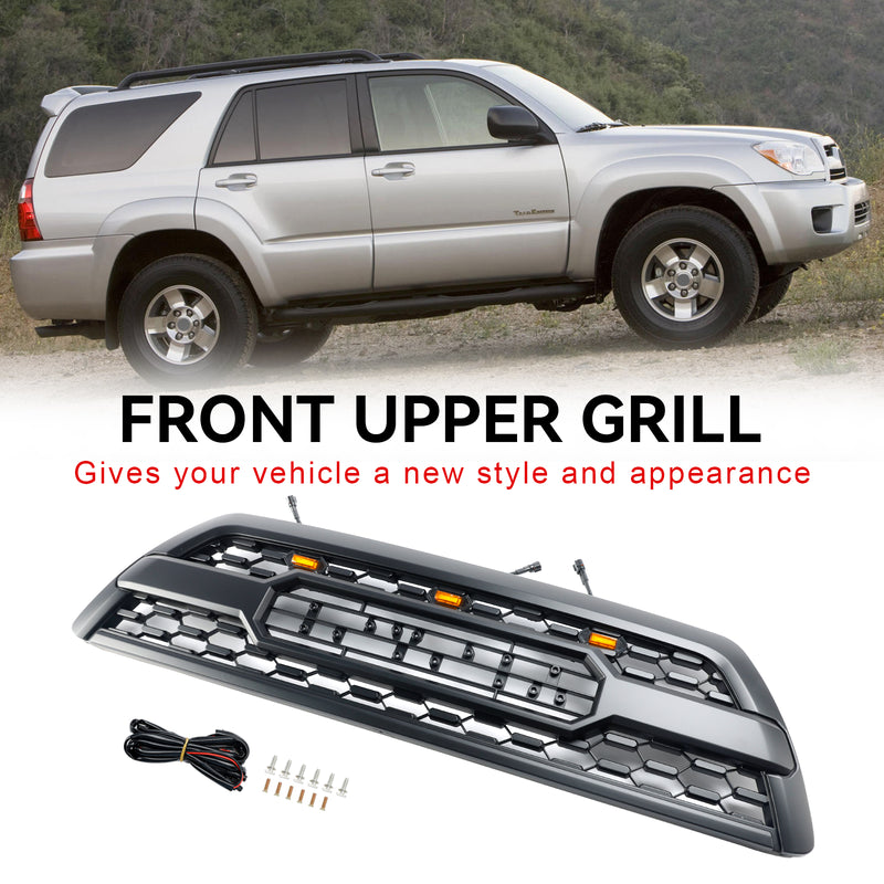 2006 2007 2008 2009 Toyota 4Runner TRD PRO Front Bumper Grille Grill W/ LED Lights