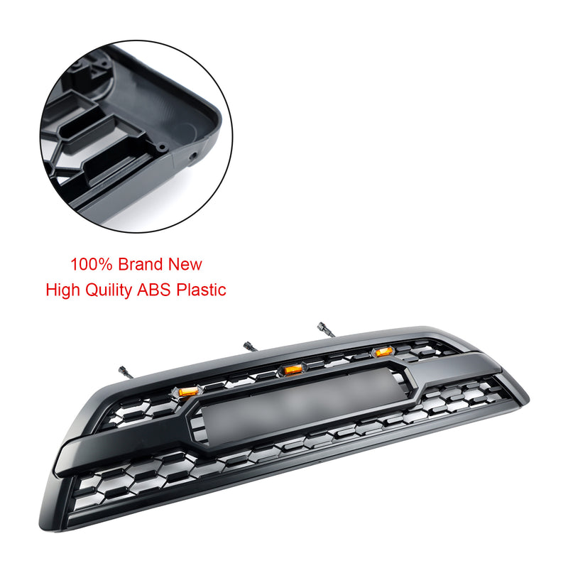 Toyota 4Runner 2006-2009 TRD PRO Style Front Bumper Grille Grill W/ LED