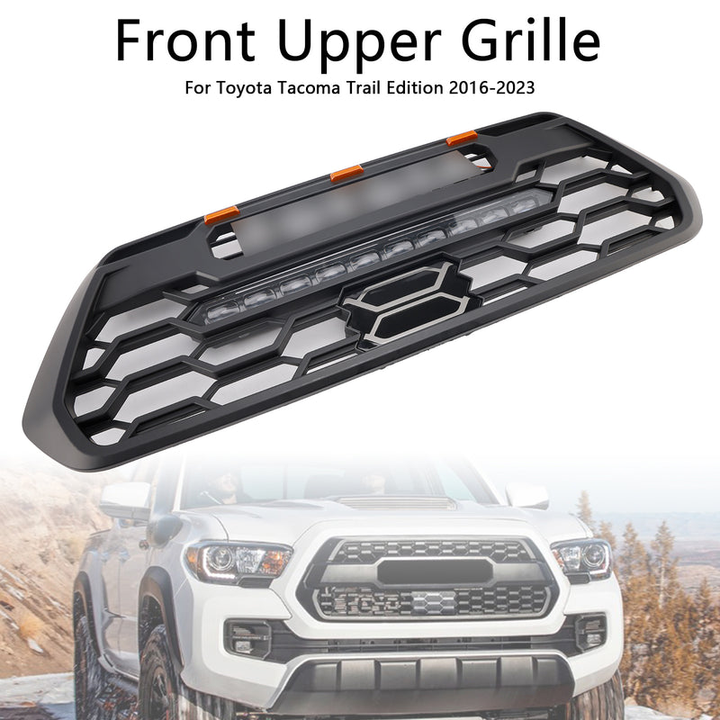 16-23 Toyota Tacoma W/ LED Lights Side Lights Front Bumper Grill Grille