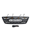 1998-2002 LEXUS LX470 LX570 Matte Black Front Bumper Grill Grille With LED Generic