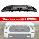 2022-2023 Toyota Tundra Sequoia TRD PRO Front Bumper Grill Grille + Amber Lights + Toyota Letter