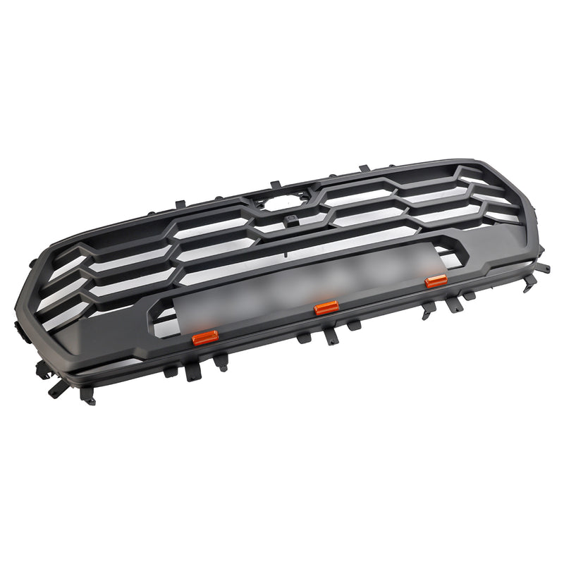 2022-2023 Toyota Tundra Sequoia TRD PRO Front Bumper Grill Grille + Amber Lights + Toyota Letter