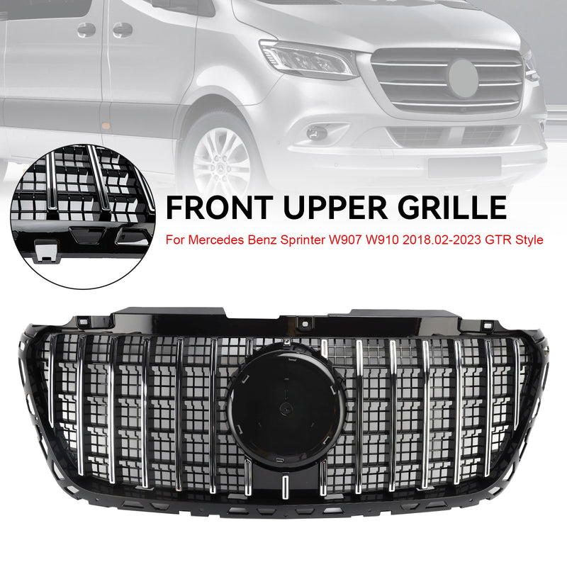 Mercedes Sprinter W907 W910 2018-2023 Front Bumper Grill Grille