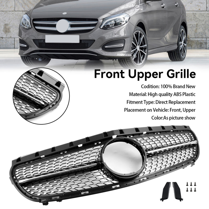 Mercedes Benz B-Class W246 2015-2018 Facelift Front Bumper Grill Grille