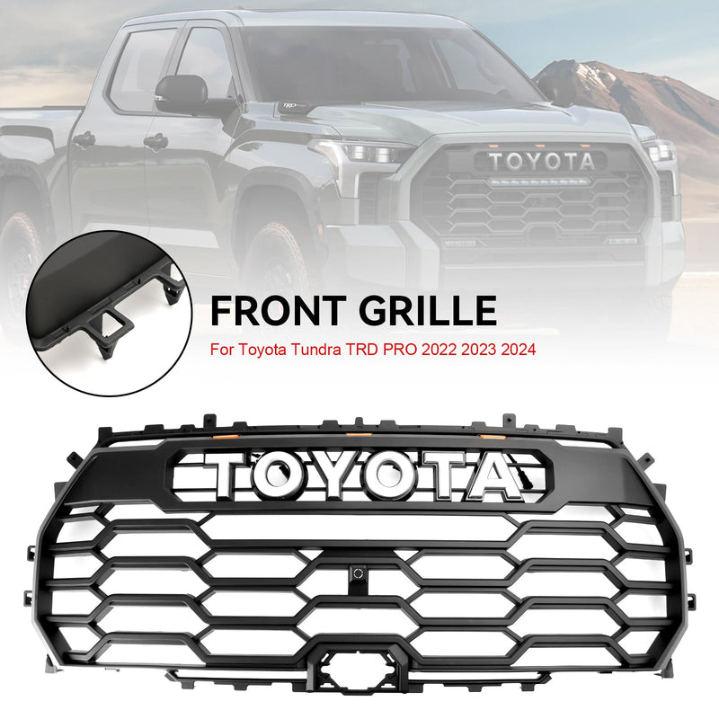 2022 2023 2024 Toyota Tundra TRD PRO Matte Black Front Grill Grille 53101-0C220