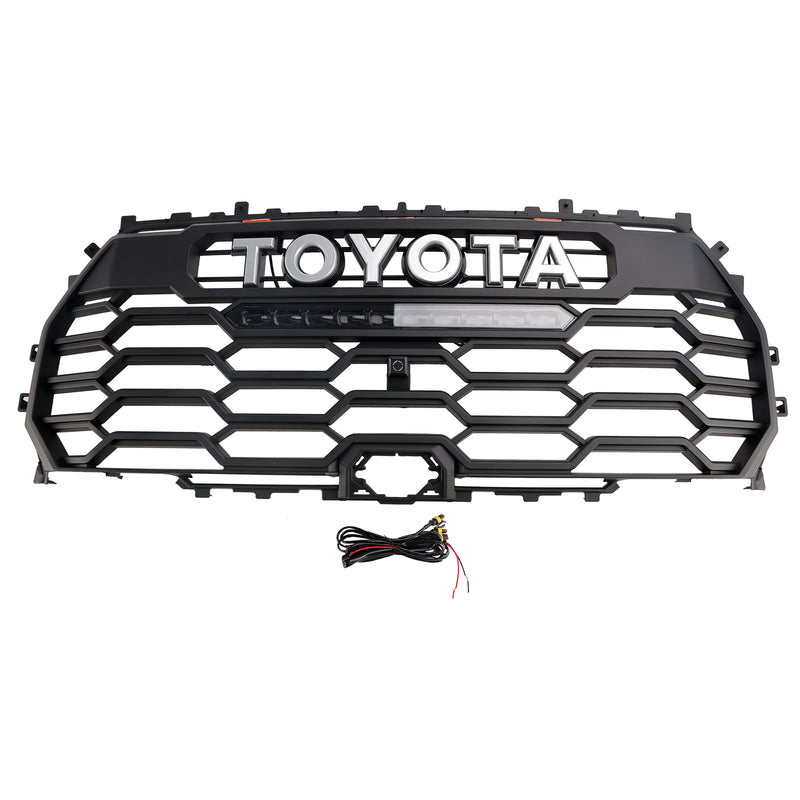 Matte Black Front Grill Grille 53101-0C220 Fit Toyota Tundra 2022-2025 TRD PRO