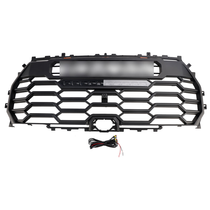 Matte Black Front Grill Grille 53101-0C220 Fit Toyota Tundra 2022-2025 TRD PRO
