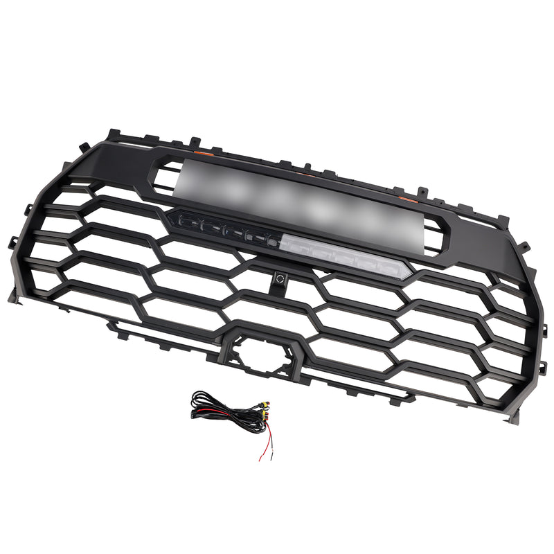 Matte Black Front Grill Grille 53101-0C220 Fit Toyota Tundra 2022-2025 TRD PRO
