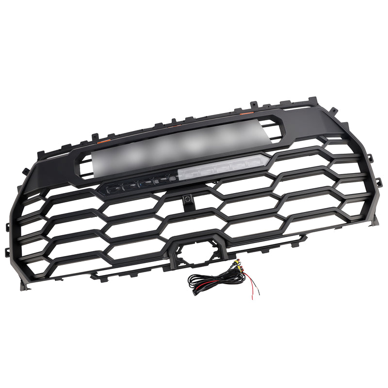 Matte Black Front Grill Grille 53101-0C220 Fit Toyota Tundra 2022-2025 TRD PRO
