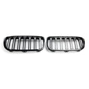 BMW 2 Series F45 F46 2018-2021 2PCS Gloss Black Front Kidney Grill Grille