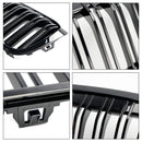 BMW 2 Series F45 F46 2018-2021 2PCS Gloss Black Front Kidney Grill Grille