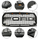 Replacement Front Bumper Grill Grille W/ LED Fit Ford F150 2015-2017 Raptor